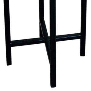 Ravi Industrial Iron Base Plain Round Stool | Large