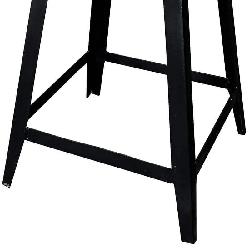 Ravi Industrial Iron Base | Small Stool