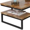 Ravi Industrial Iron Mango Coffee Table