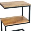 Ravi Industrial Metal S Stool & Side Table