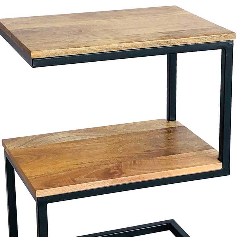 Ravi Industrial Metal S Stool & Side Table