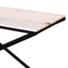 Ravi Industrial Marble Top Console Table