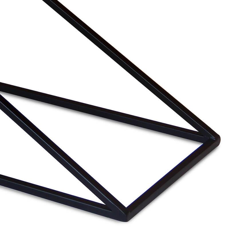 Ravi Industrial Marble Top Lamp Table