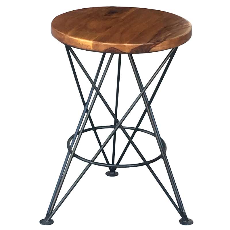 Ravi Small Sheesham Star Bar Stool