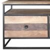 Retro Industrial Reclaimed TV Unit 2 Drawer