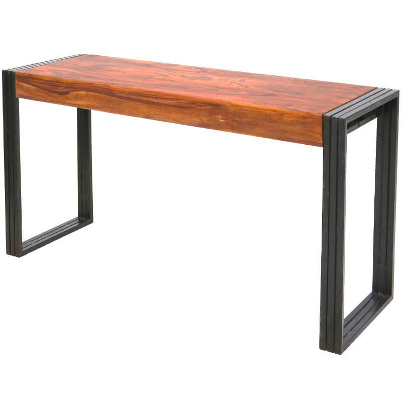 Shipra Industrial Console Table Solid Sheesham Wood