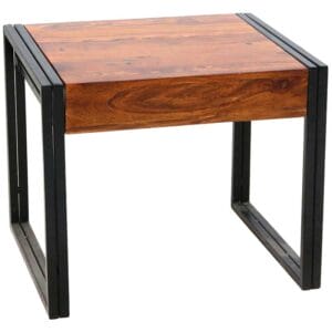 Shipra Industrial Lamp Table Solid Sheesham Wood