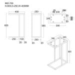 tech-drawing-Industrial Side Table-ind-705
