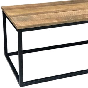 Industrial Coffee Table | Light Mango
