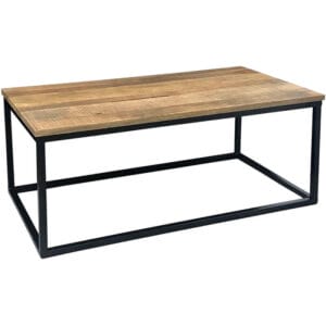 Industrial Coffee Table | Light Mango