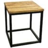 Industrial Mango Side Table | Light Mango