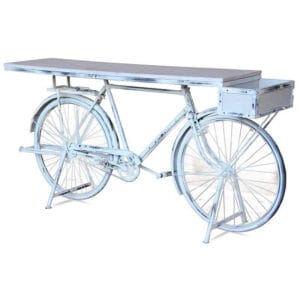 Wow Upcycled Retro Bicycle White Wash
