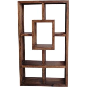 Yoga 100cm Wide Mango Bookcase Walnut Colour