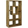 Yoga 100cm Wide Mango Bookcase Walnut Colour Detail YOGA001B