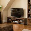 Yoga Media TV Unit Walnut Brown Mango TV Plasma