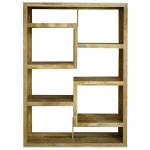Yoga Straight Geo Mango Bookcase Light Mango Wood YOGA006L