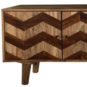 Vintage Zigzag Plasma TV Unit