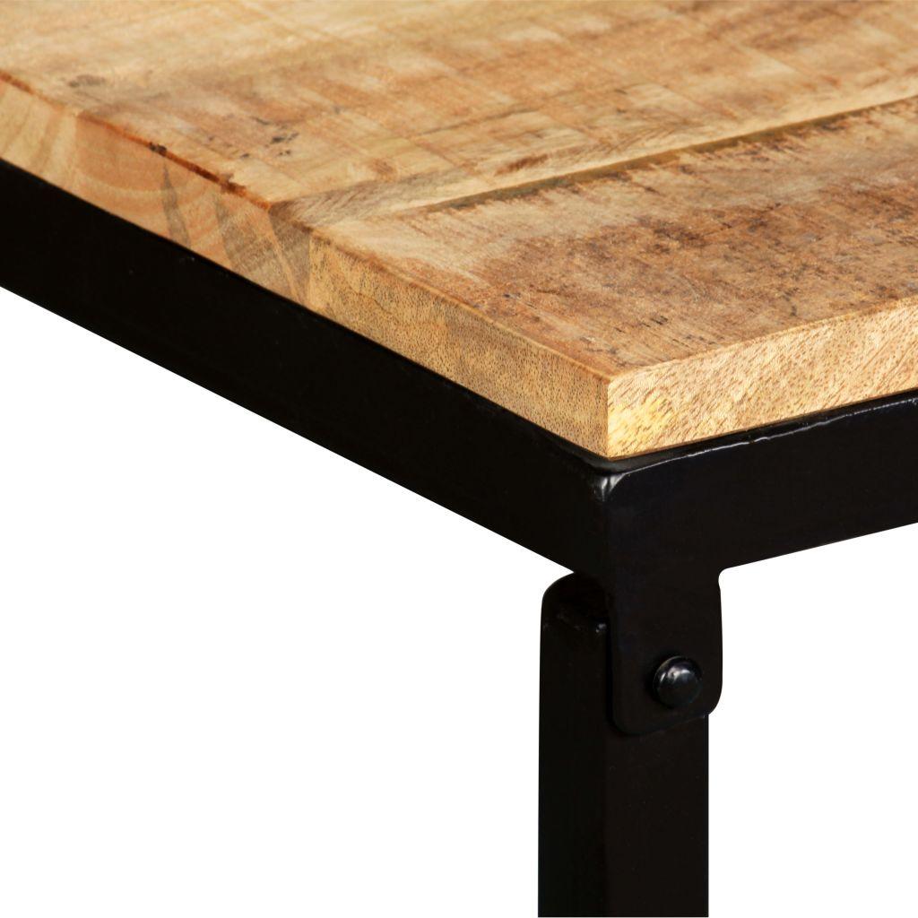 Industrial Bench Solid Mango Wood 110x35x45 cm