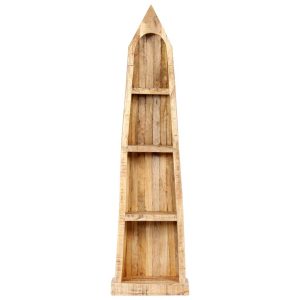 Bookshelf 50X40X180 Cm Solid Mango Wood