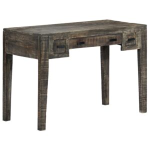 Casa Black Desk 110x50x75 cm Solid Mango Wood