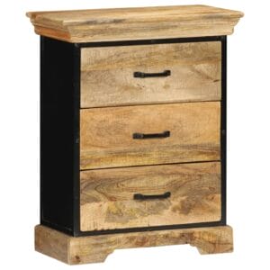 Chest of Drawers 60x30x75 cm Solid Mango Wood