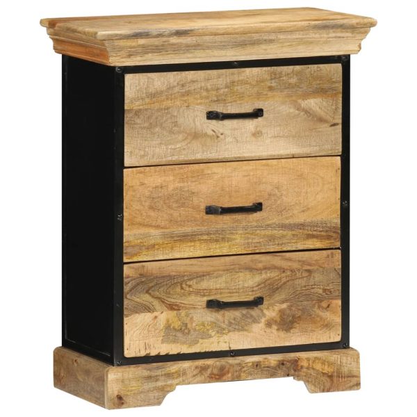 Chest Of Drawers 60X30X75 Cm Solid Mango Wood