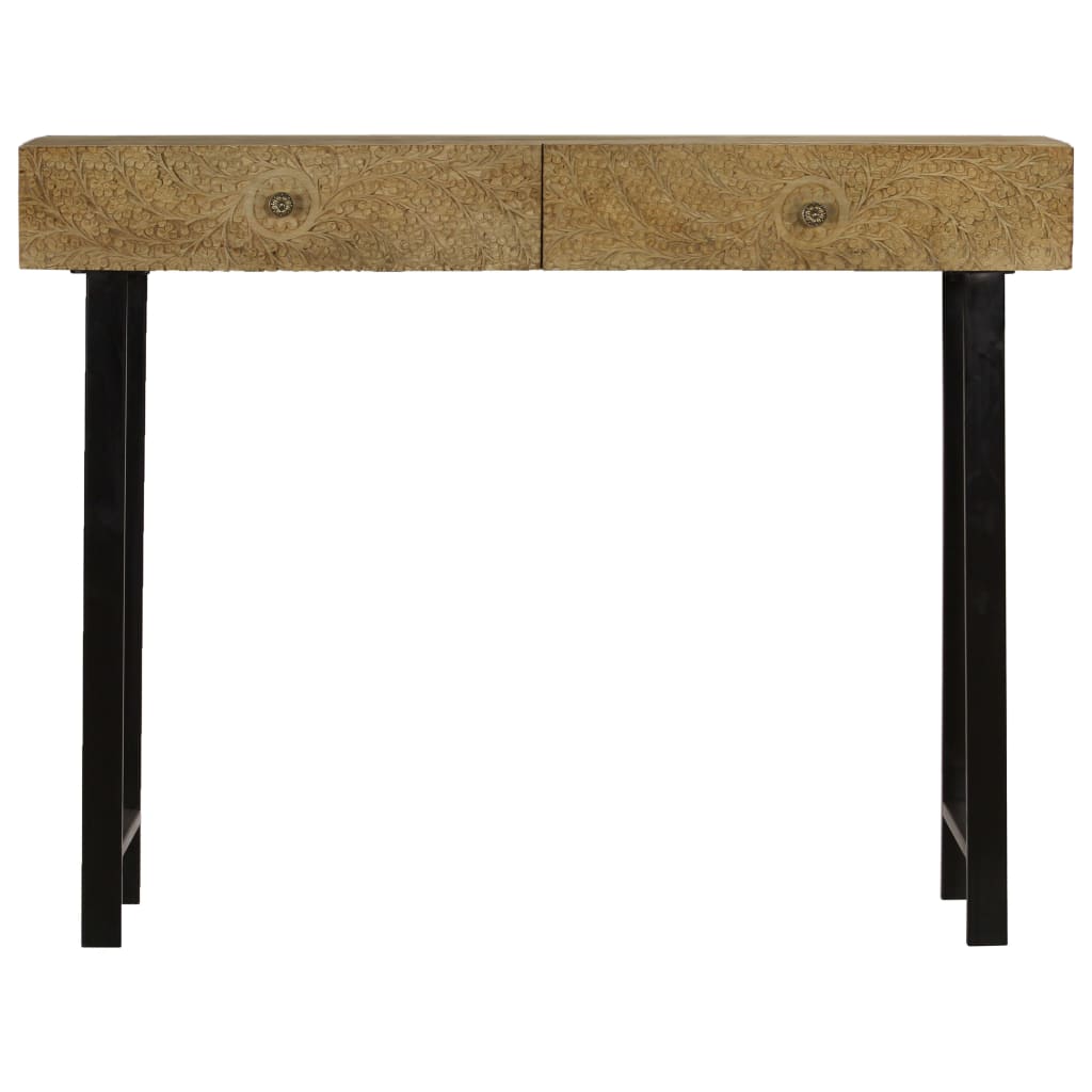 Console Table Solid Mango Wood 102x30x79 cm