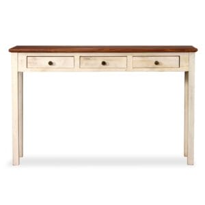 Console Table Solid Sheesham Mango Wood 120x30x76 cm