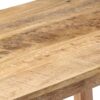 L Shape Corner Desk 120x60x76 cm Solid Mango Wood