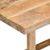 L Shape Corner Desk 120x60x76 cm Solid Mango Wood