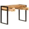 Industrial Desk with 2 Drawers 110x50x77 cm Solid Mango Wood