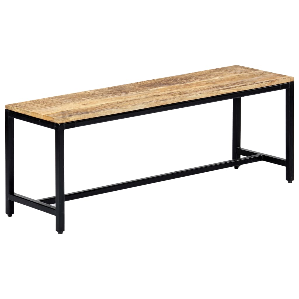 Dining Bench 120 cm Rough Wood