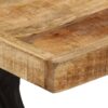 Industrial Dining Bench Solid Mango Woodand Cast Iron 160x45x45 cm
