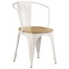 Dining Chairs 2 pcs Solid Mango Wood 51x52x84 cm White