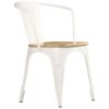 Dining Chairs 2 pcs Solid Mango Wood 51x52x84 cm White