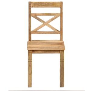 Dining Chairs 2 pcs Solid Mango Wood