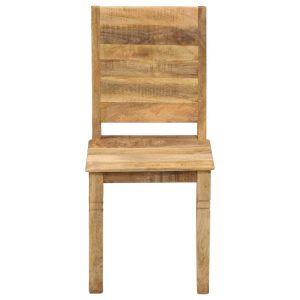 Set of 2 Wooden Dining Chairs Real Mango