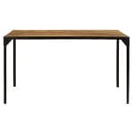 Dining Table 140x140x76 cm Solid Mango Wood 5