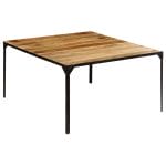 Dining Table 140x140x76 cm Solid Mango Wood 1