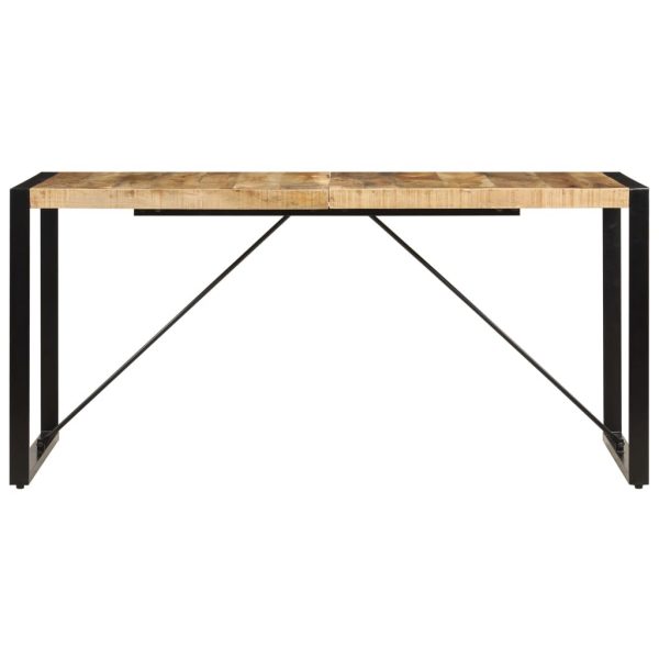 Dining Table 160X80X75 Cm Solid Mango Wood