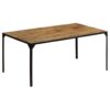 Dining Table 180x90x76 cm Solid Mango Wood