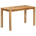 Dining Table Solid Mango Wood 120x60x76 cm 1