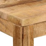 Dining Table Solid Mango Wood 180x90x76 cm 4