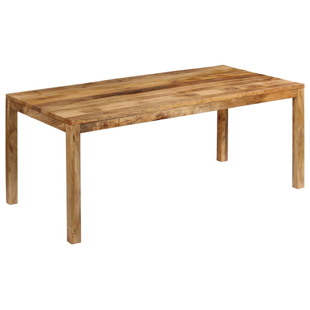 Dining Table Solid Mango Wood 180x90x76 cm