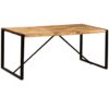 Dining Table Solid Rough Mango Wood 180 cm