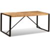 Dining Table Solid Rough Mango Wood 180 cm