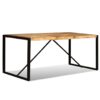 Dining Table Solid Rough Mango Wood 180 cm