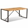 Dining Table Solid Rough Mango Wood 180 cm