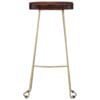 Gavin Bar Stools 2 pcs 45x40x78 cm Solid Mango Wood