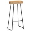 Gavin Bar Stools 2 pcs 45x40x78 cm Solid Mango Wood